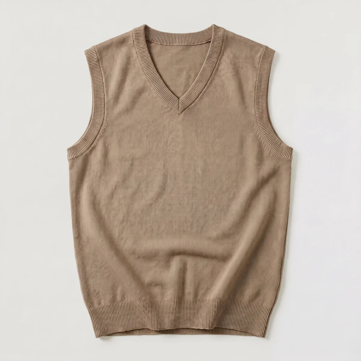 Men's Sleeveless Sweater Vest – V-Neck Knit Pullover Vest | Nero & Luya