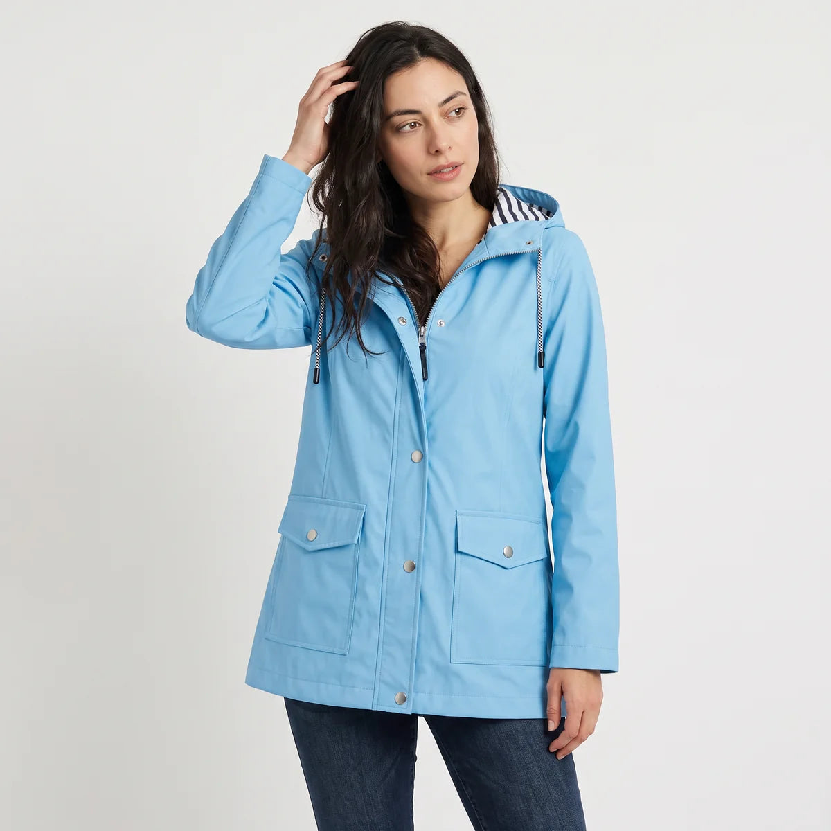 Women's Waterproof Rain Jacket – Lightweight Hooded Raincoat | Nero & Luya