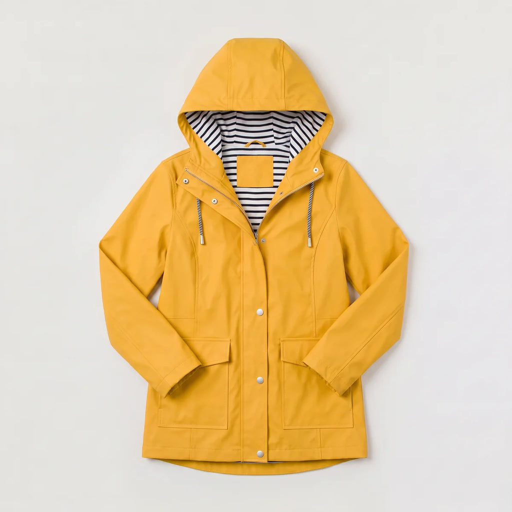 Women's Waterproof Rain Jacket – Lightweight Hooded Raincoat | Nero & Luya