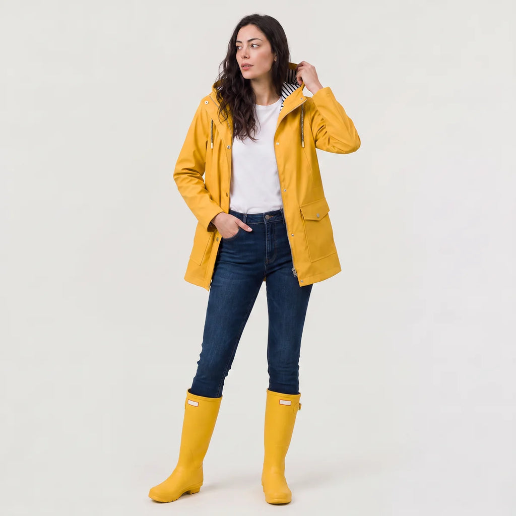 Women's Waterproof Rain Jacket – Lightweight Hooded Raincoat | Nero & Luya