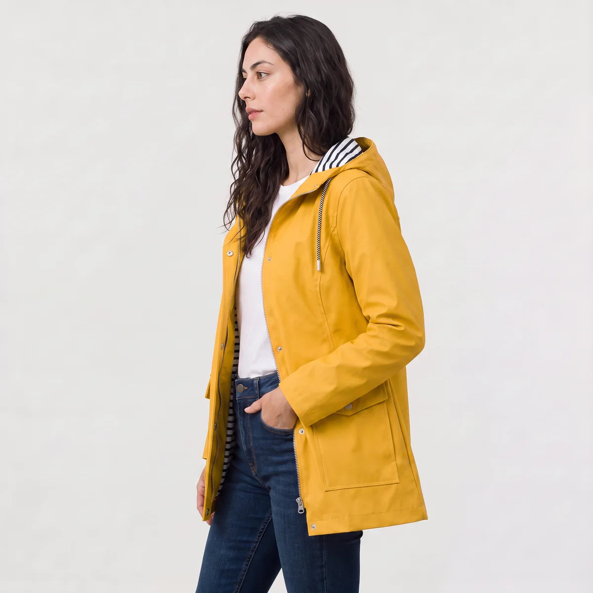 Women's Waterproof Rain Jacket – Lightweight Hooded Raincoat | Nero & Luya