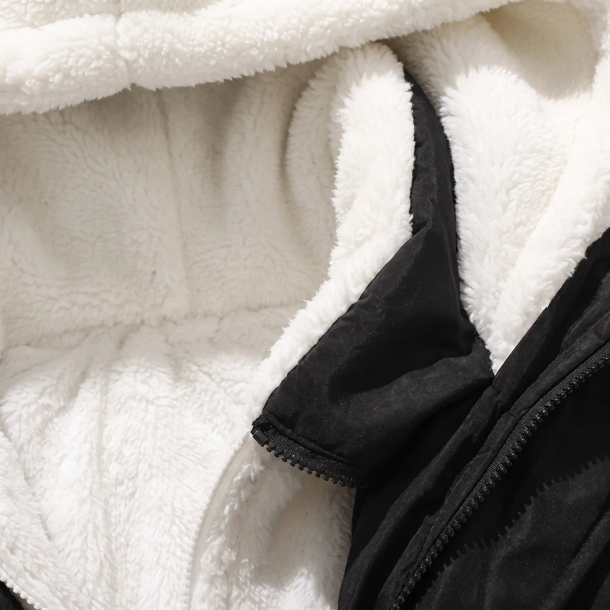Women's Hooded Puffer Jacket – Sherpa-Lined Quilted Winter Jacket | Nero & Luya