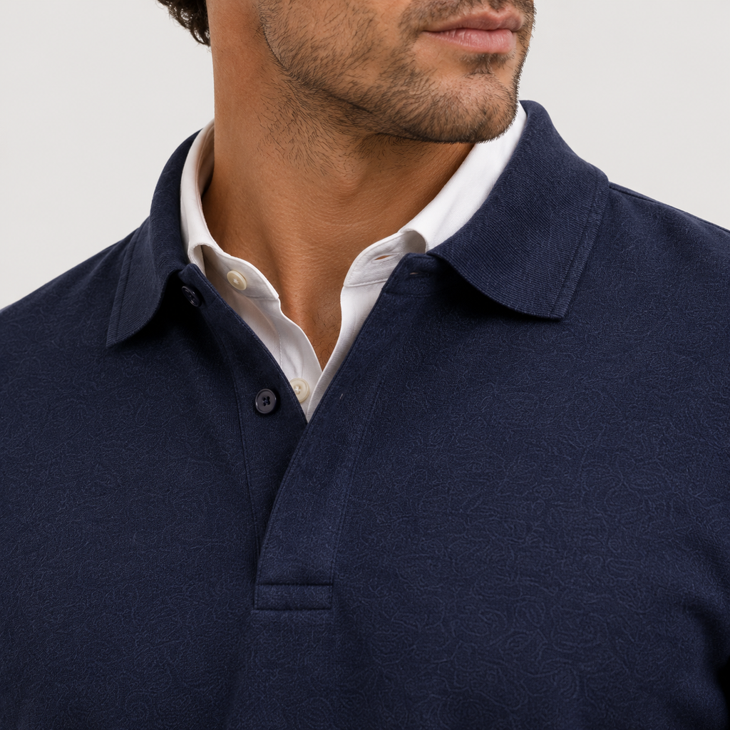 Polo Shirts Men Long Sleeve