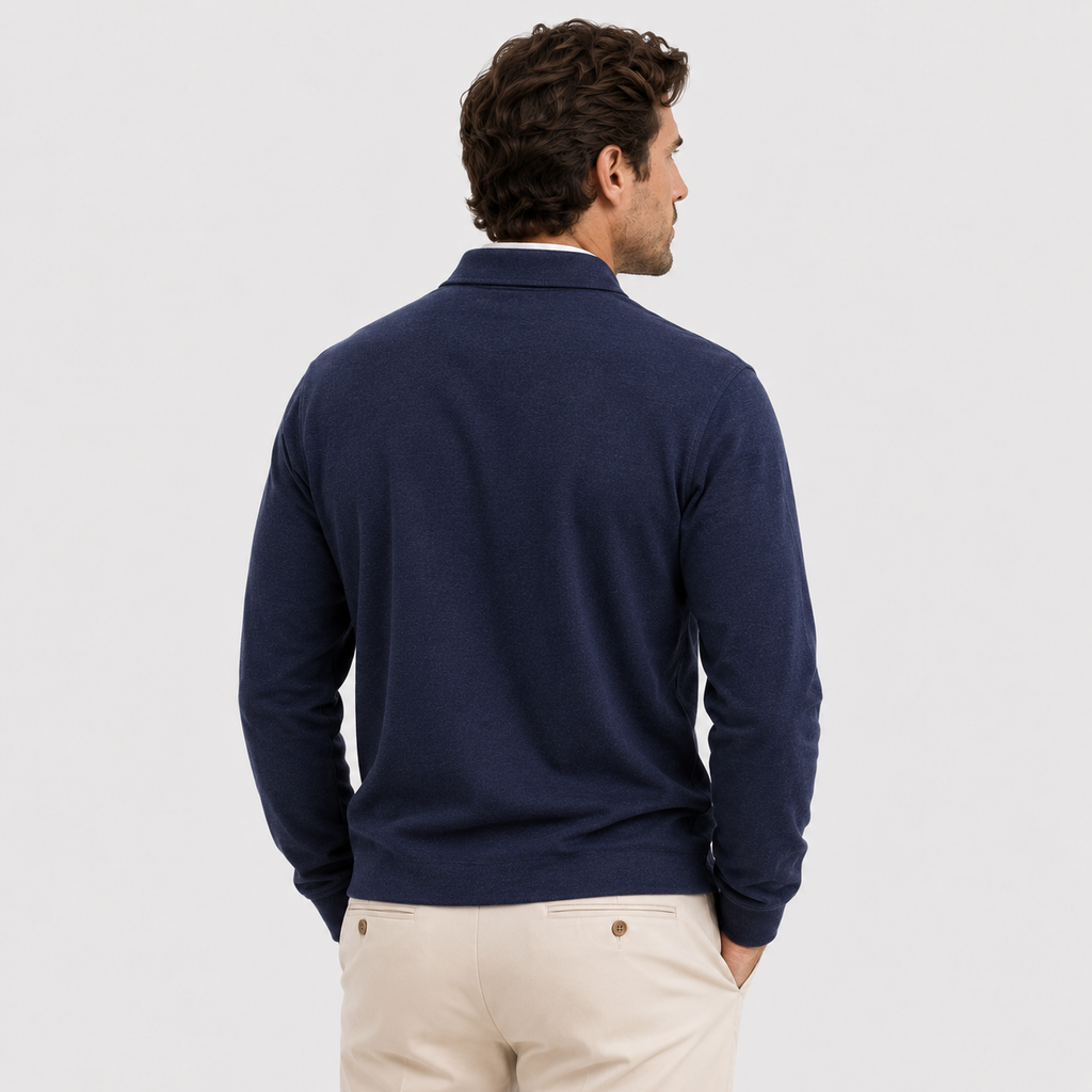 Polo Shirts Men Long Sleeve