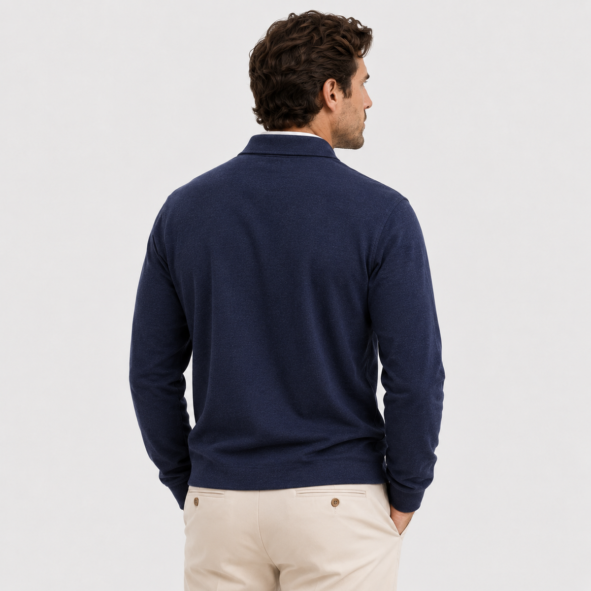 Polo Shirts Men Long Sleeve