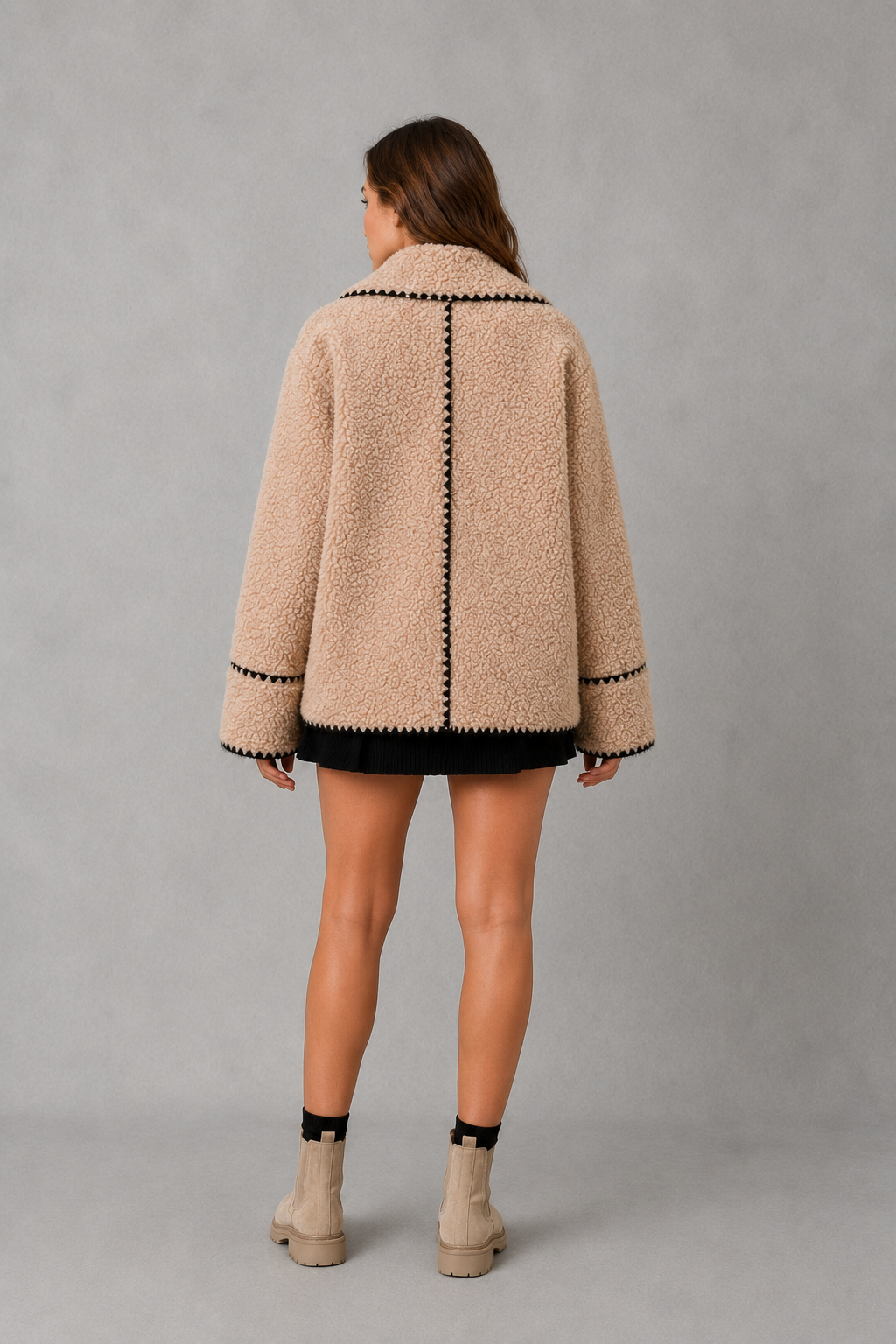 Teddy Fleece Jacket in 4 - 6 (XS)