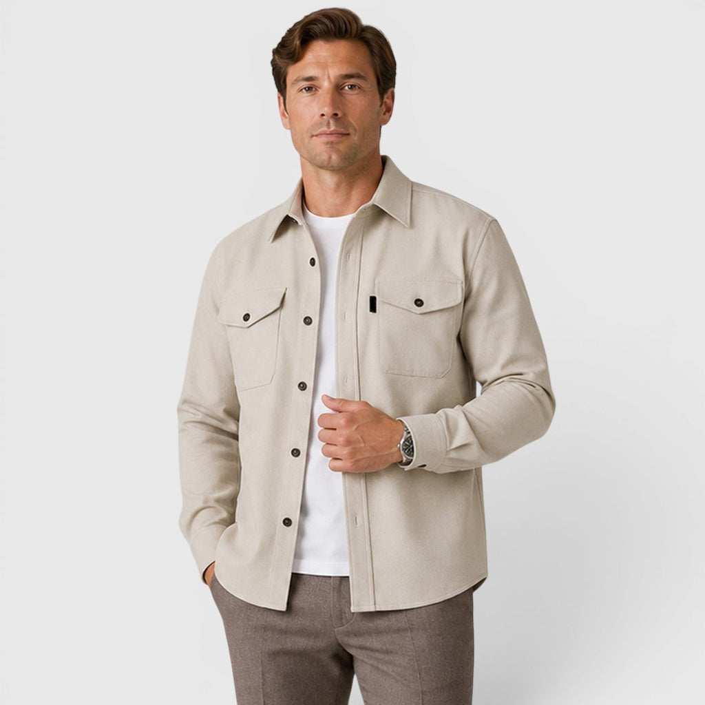 Overshirt in Apricot