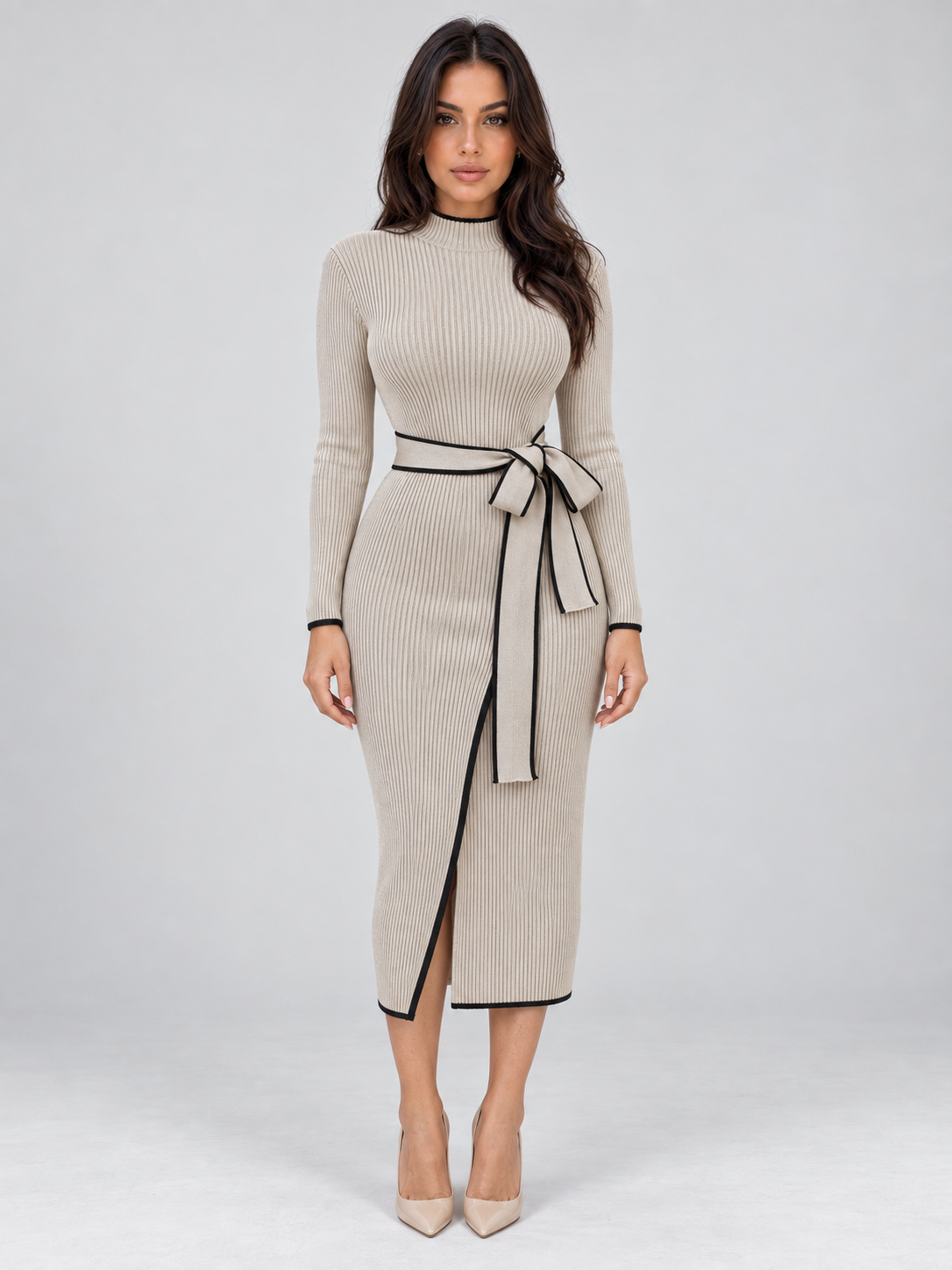 Dress in Apricot