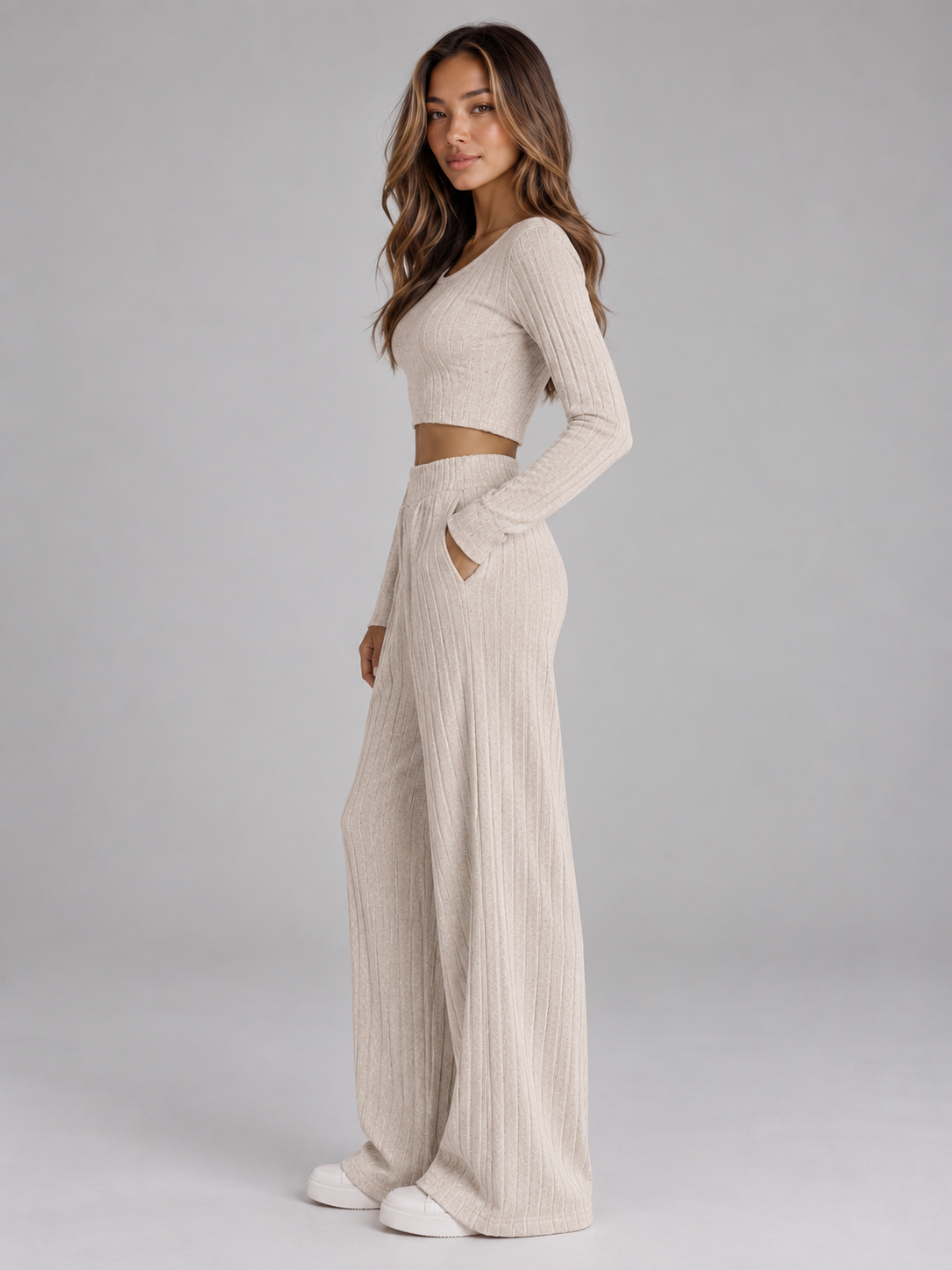 Co-Ord Set in Apricot
