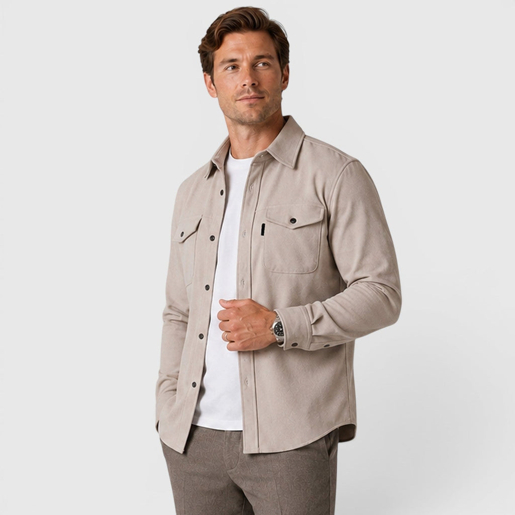 Overshirt in Apricot