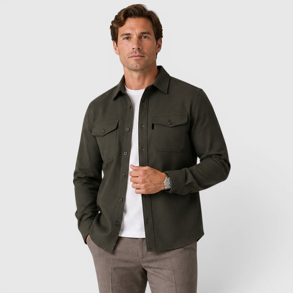 Overshirt in Army Green