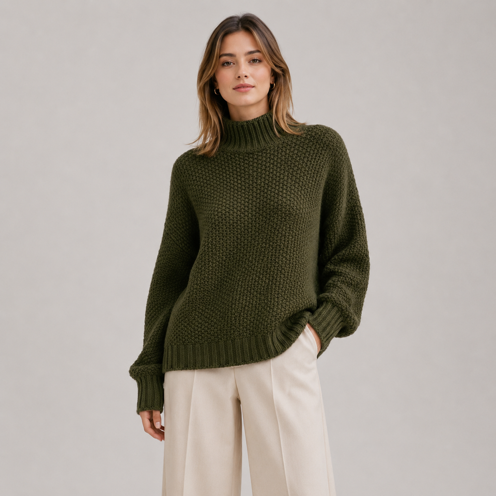 Sweater in Army Green