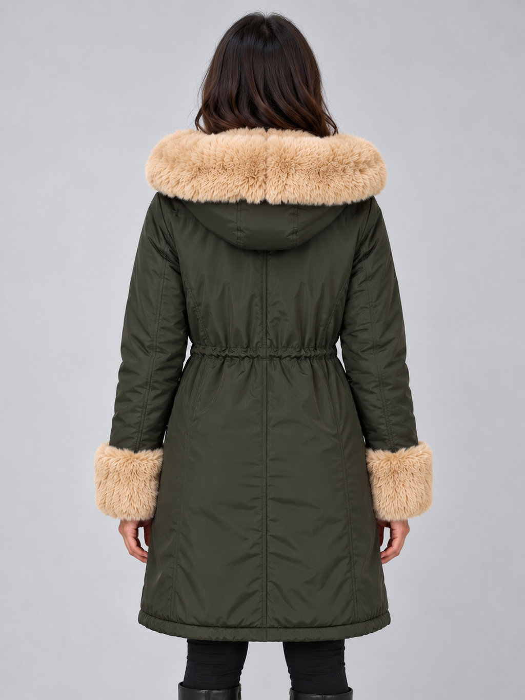 Parka in Army Green