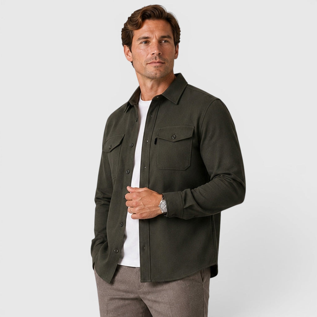 Overshirt in Army Green