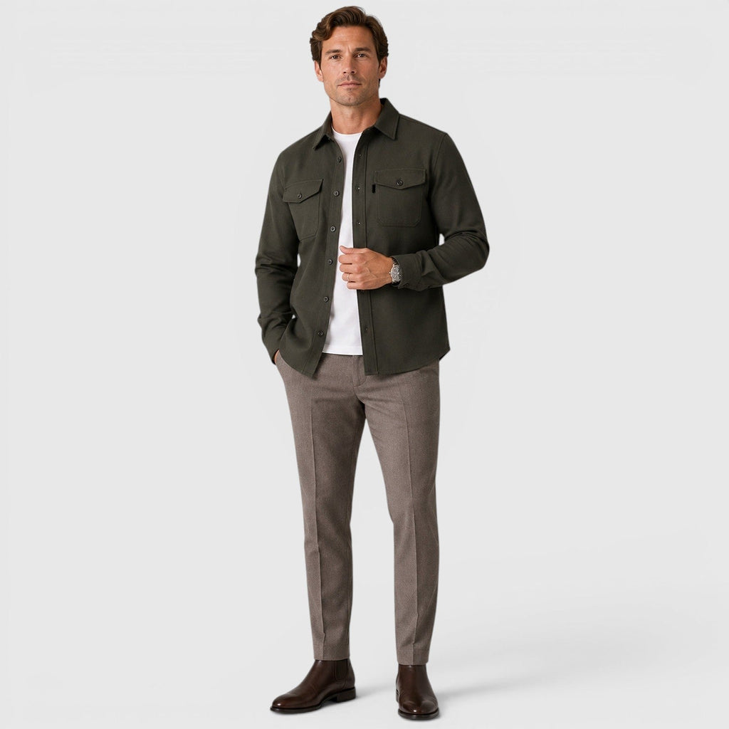 Overshirt in Army Green