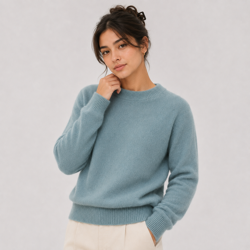 Sweater in Baby Blue
