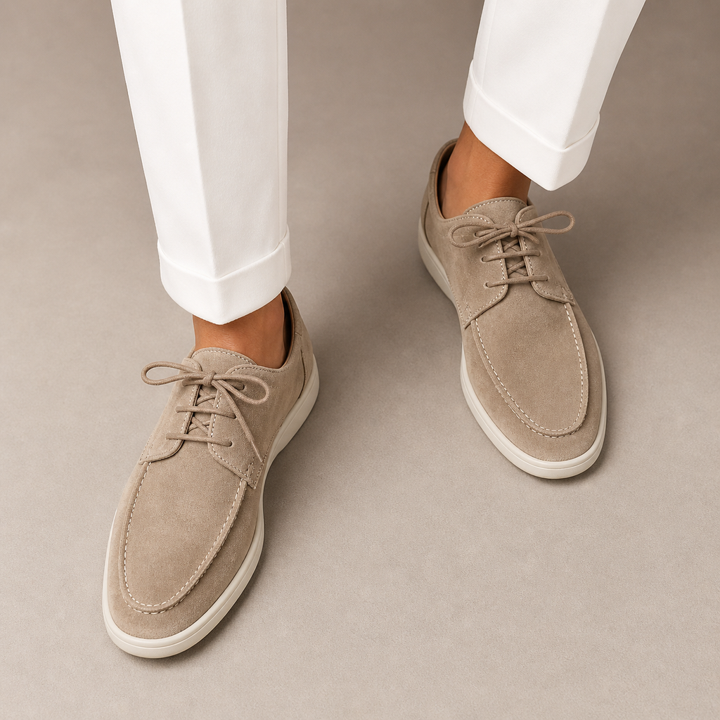 Men'S Business Casual Shoes in Beige