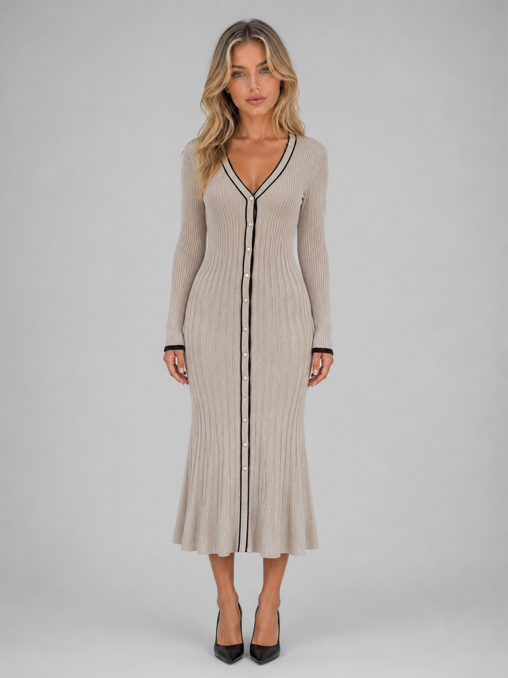 Dress in Beige