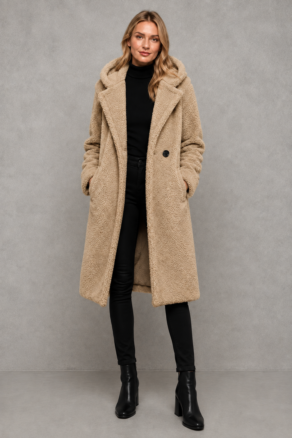 Coat in Beige