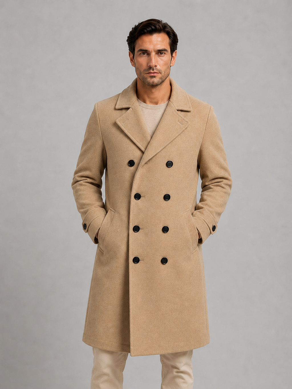 Coat in Beige