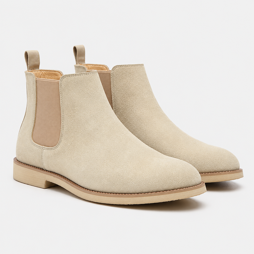 Chelsea Boots in Beige