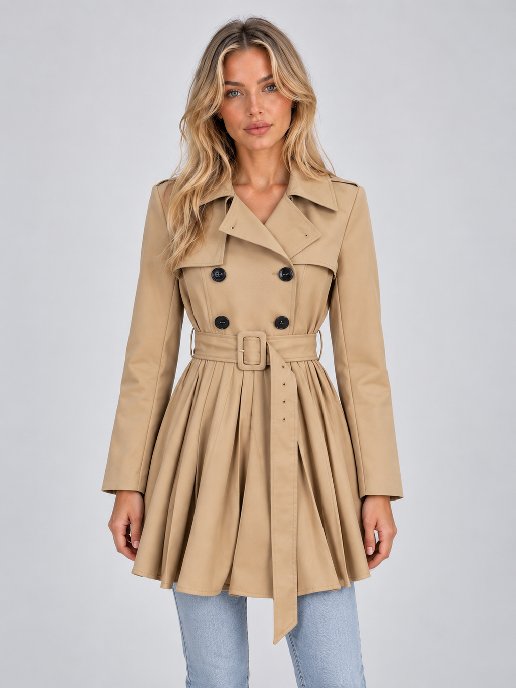 Coat in Beige