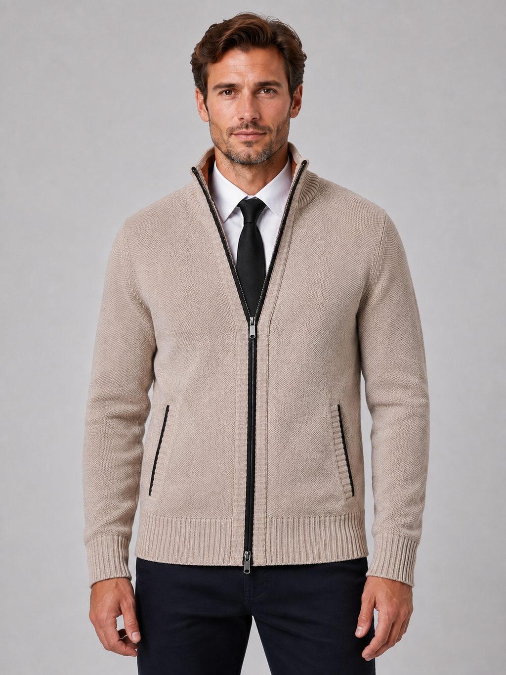 Cardigan in Beige
