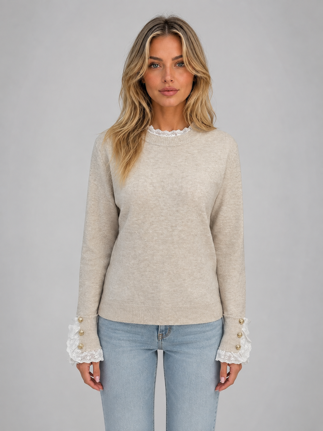 Sweater in Beige