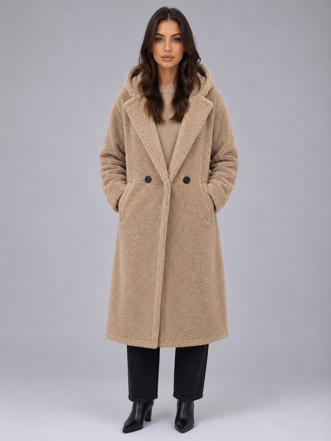 Coat in Beige
