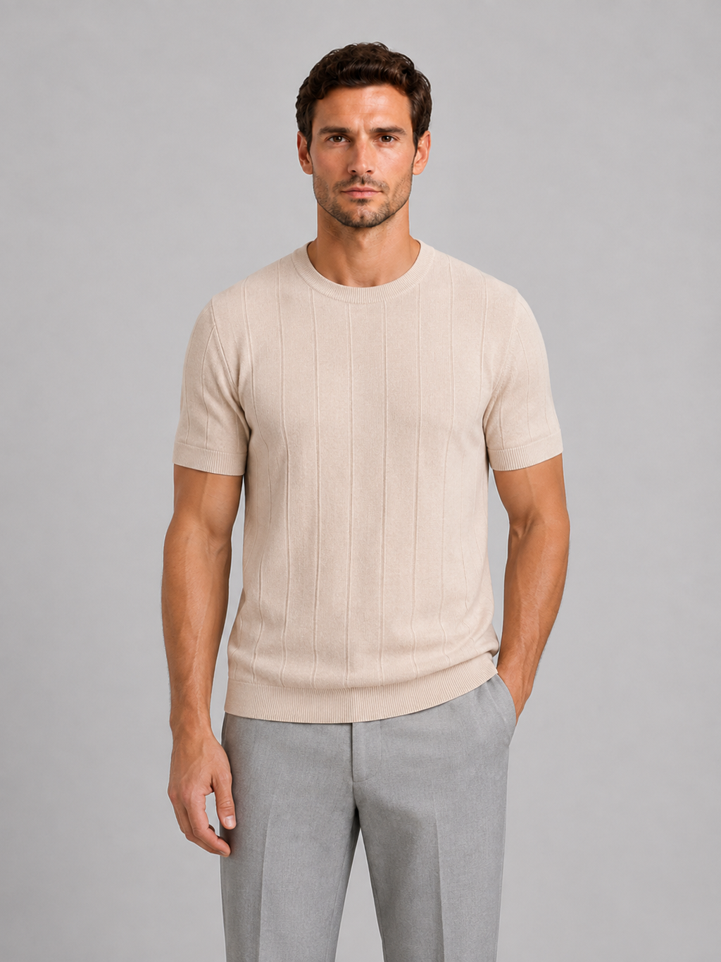 T-Shirt in Beige