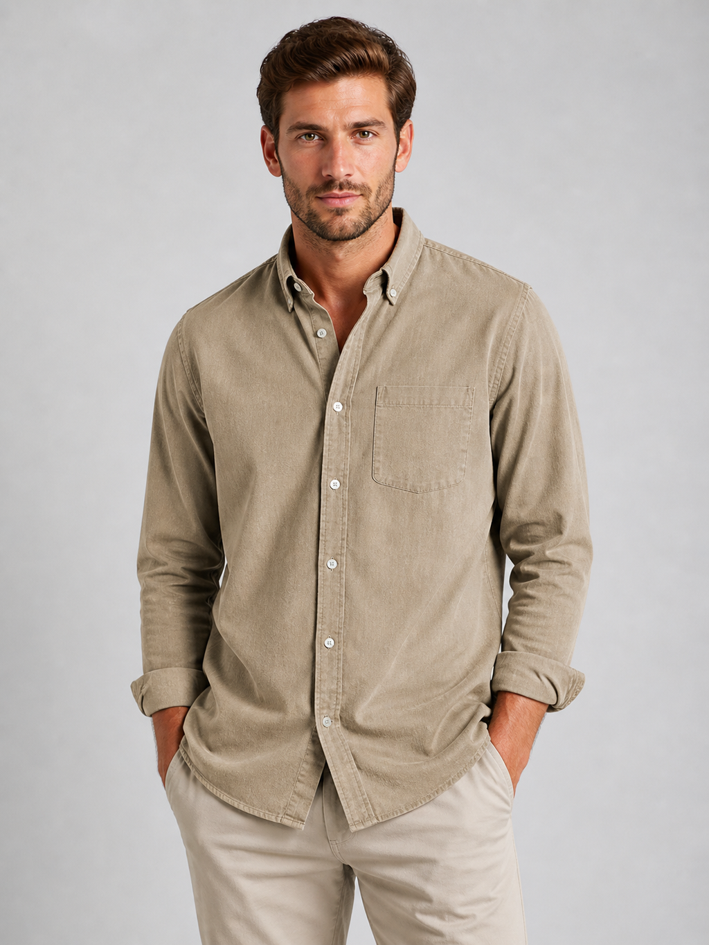Shirt in Beige