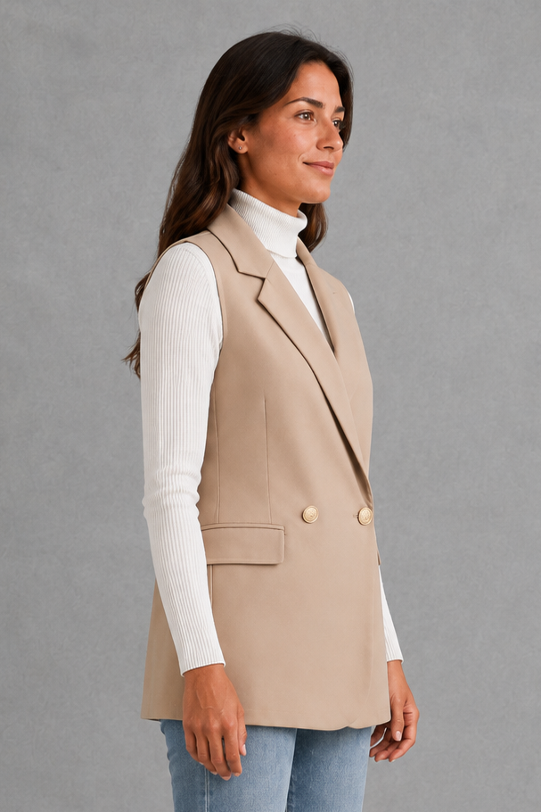 Vest in Beige