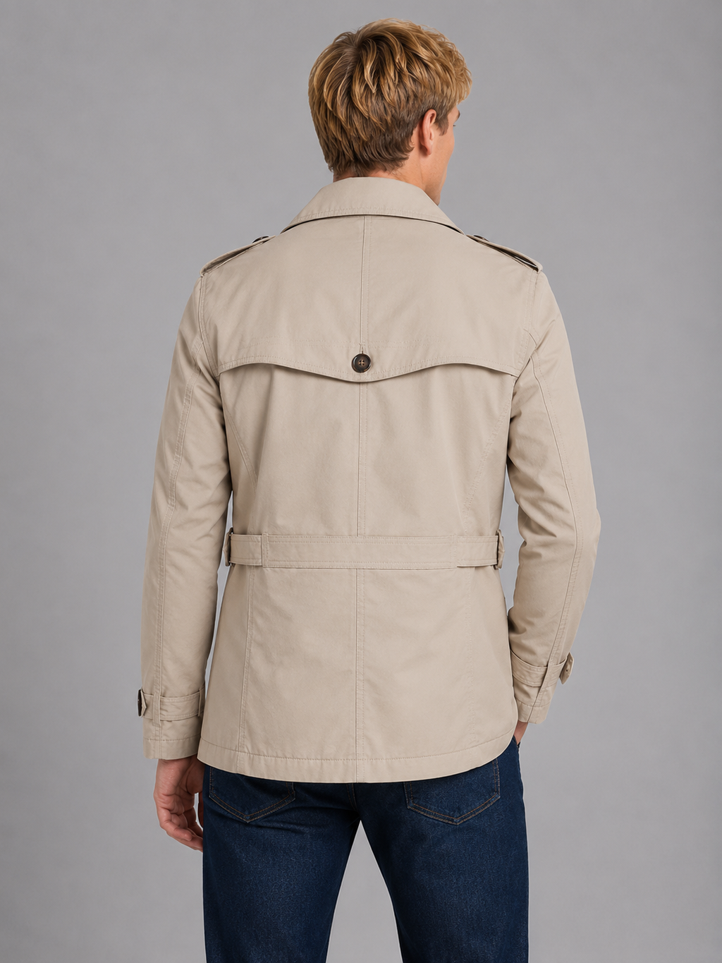 Trench Coat in Beige