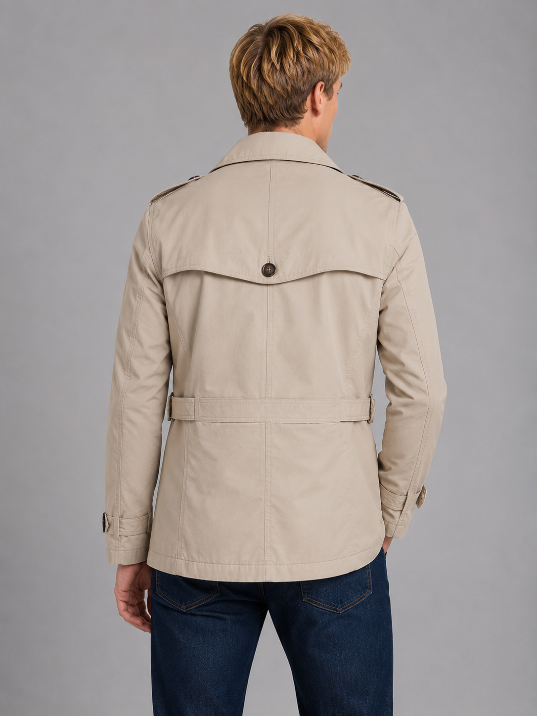 Trench Coat in Beige