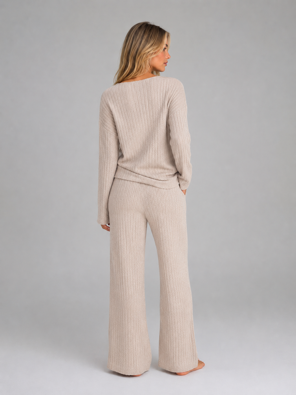 Women's Lounge Set in Beige