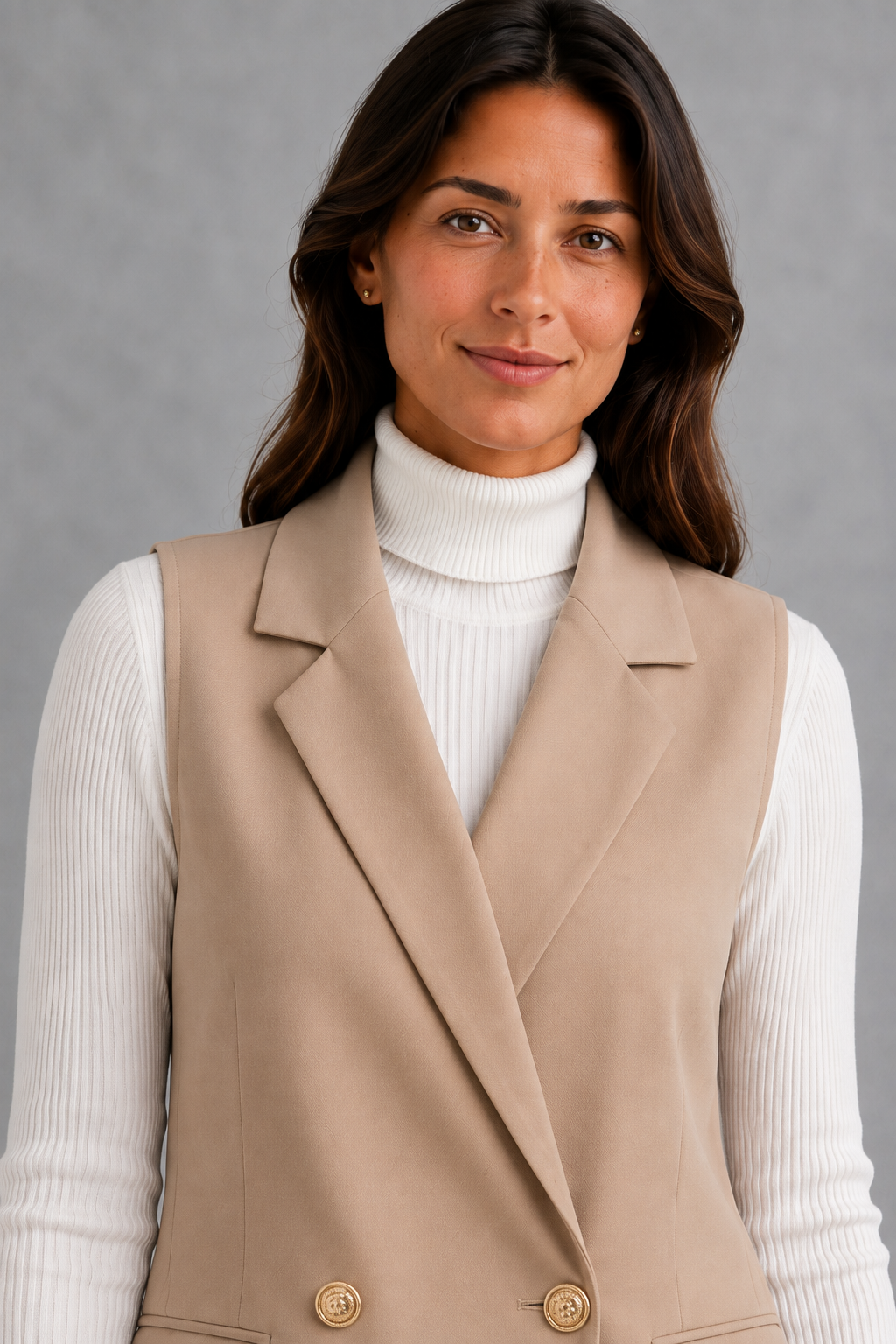 Vest in Beige