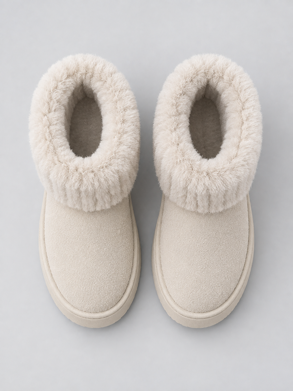 Ankle Boots in Beige