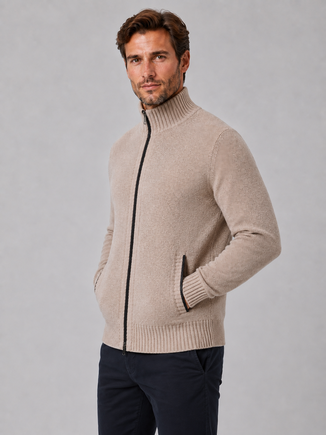 Cardigan in Beige