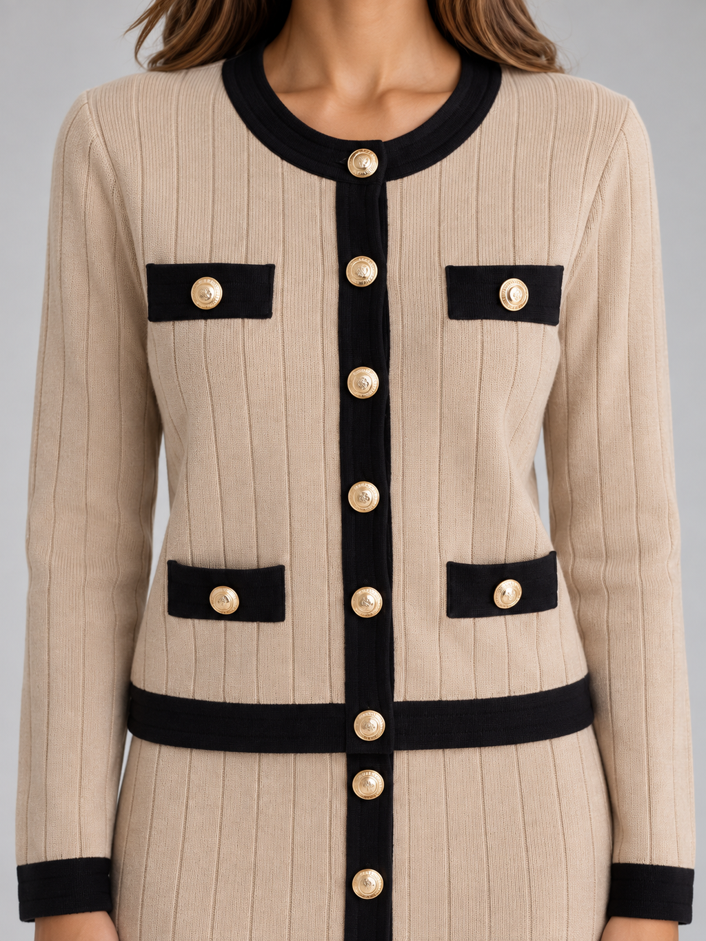 Cardigan in Beige