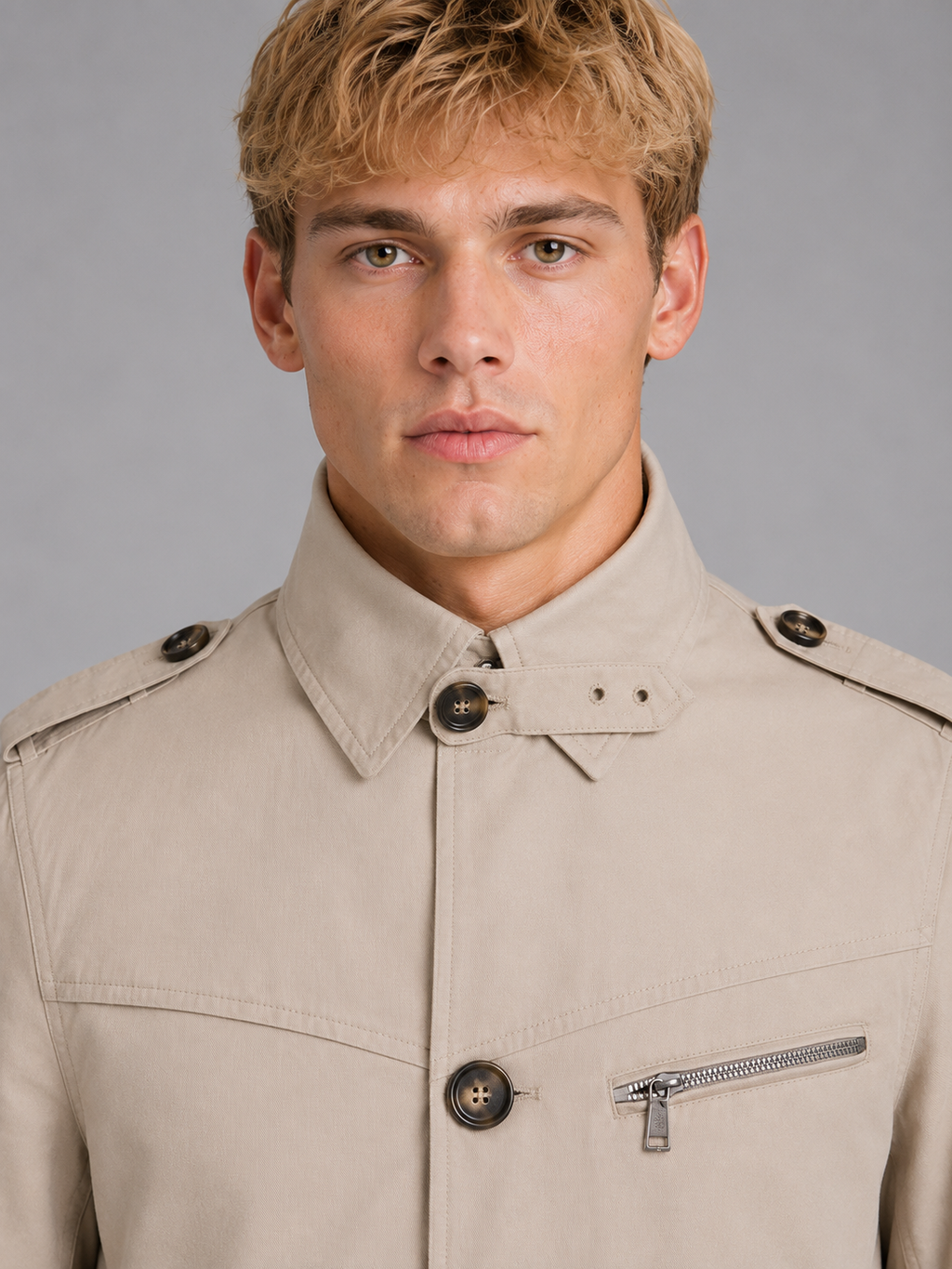 Trench Coat in Beige