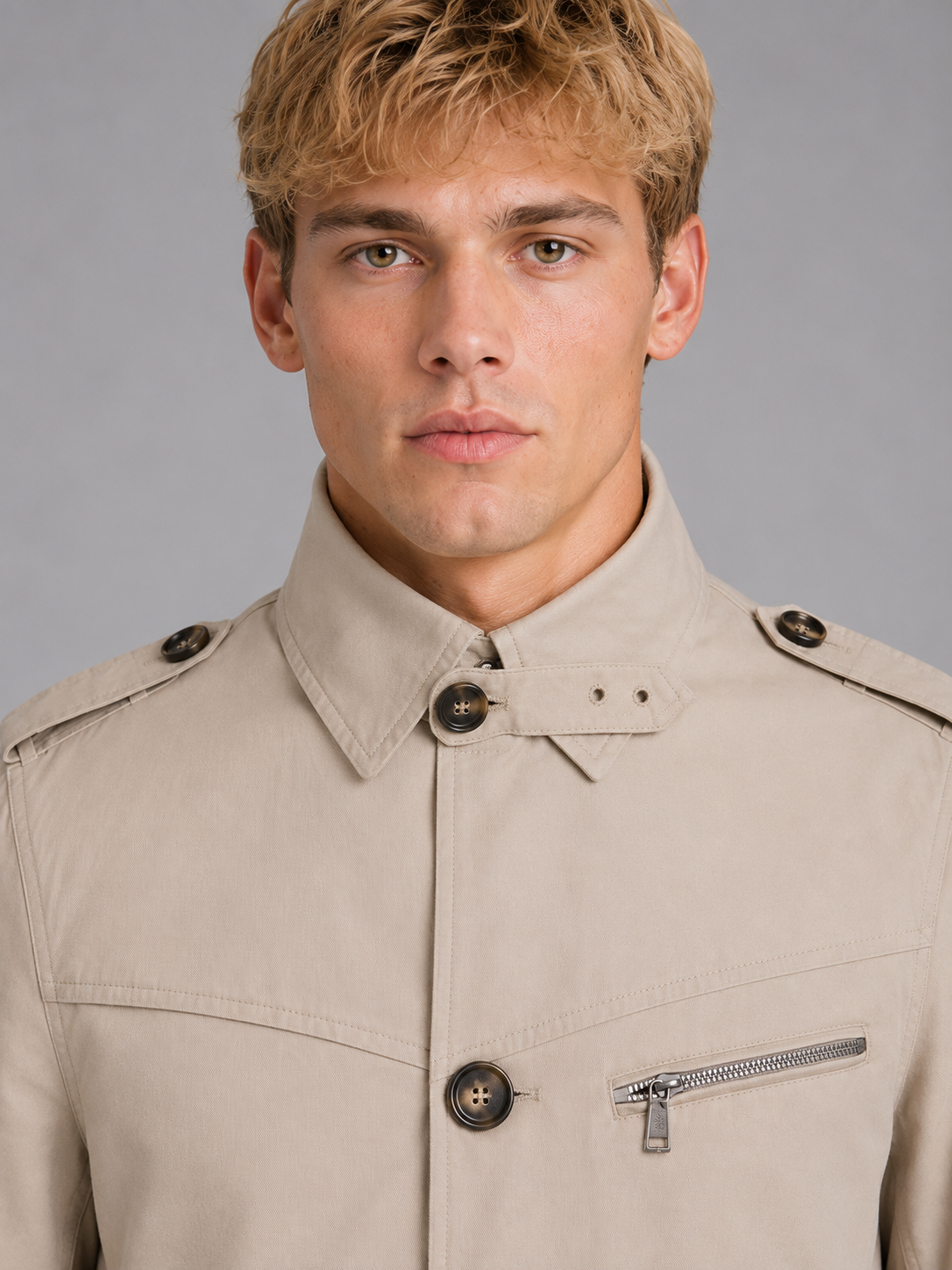 Trench Coat in Beige