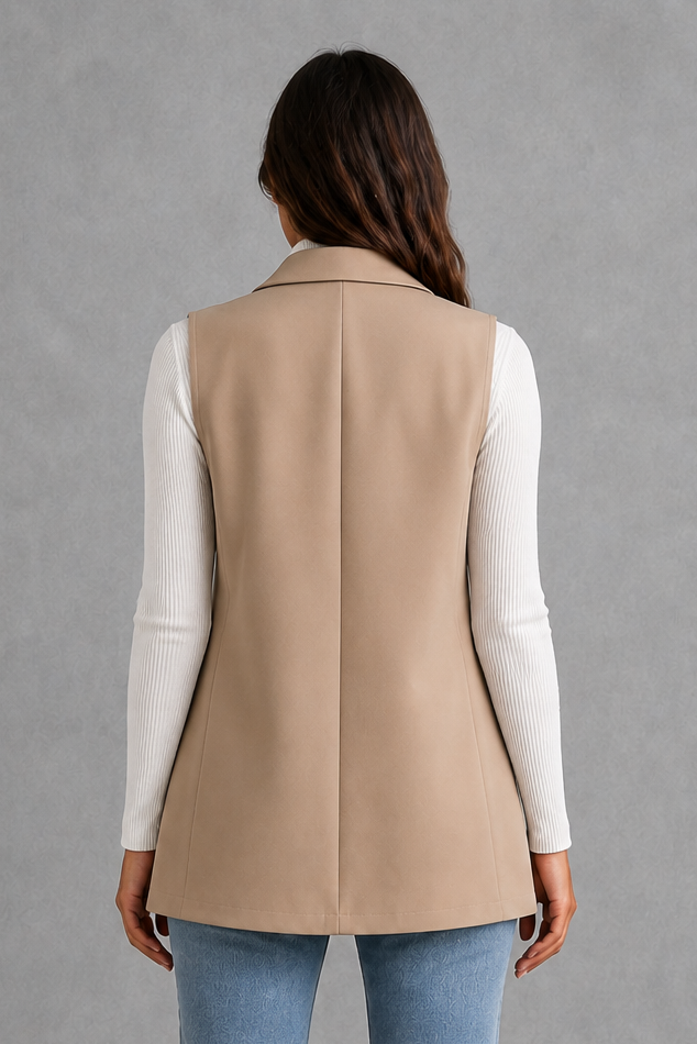 Vest in Beige