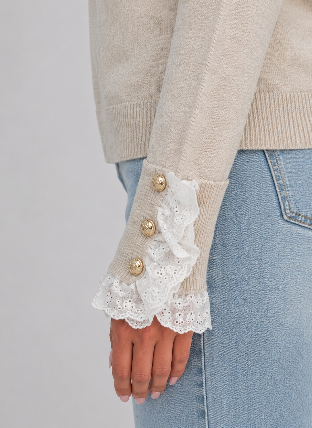 Sweater in Beige