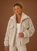 Women's Winter Coat - Oversized Teddy Jacket | Nero & Luya
