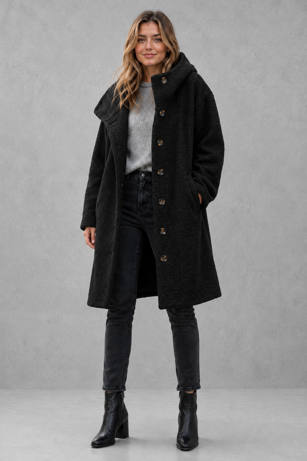 Coat in Black