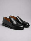 Penny Loafers in Black