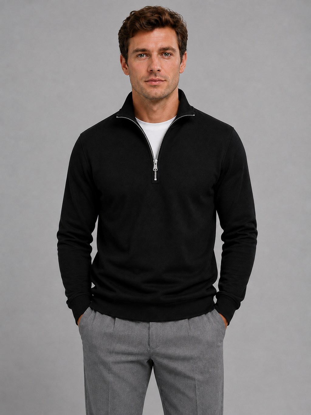 Sweatshirt in Black