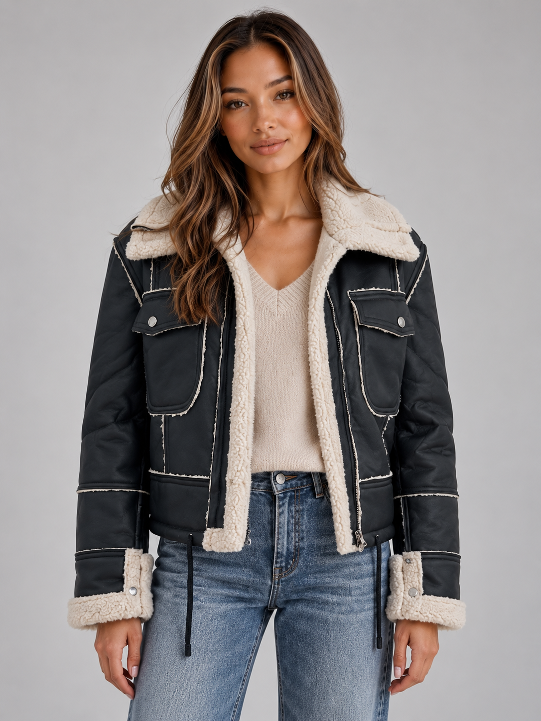 Bomber Jacket in Black