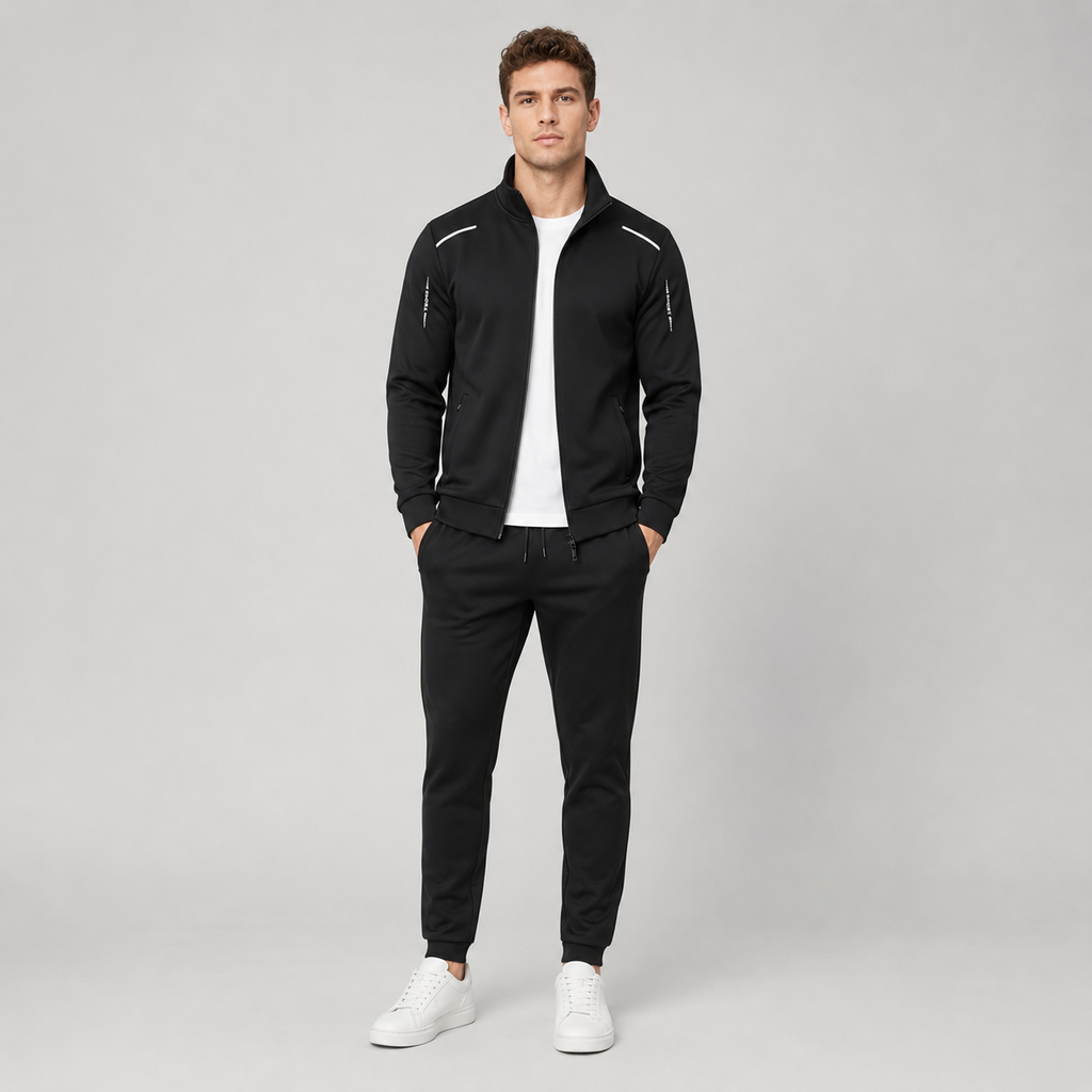 Tracksuit Set in Black
