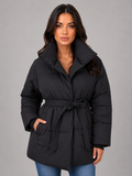 Puffer Jacket in Black